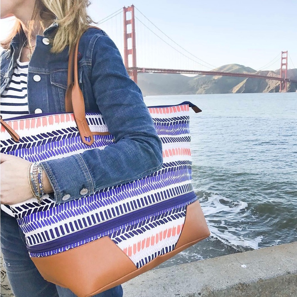 Getaway Bag in Multi/Stripe